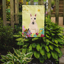 Load image into Gallery viewer, Easter Eggs Bull Terrier White Garden Flag - Outdoor Decorative Yard Flag BB6138GF