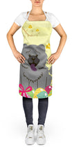 Load image into Gallery viewer, Easter Eggs Chow Chow Blue Apron – Artist-Designed Kitchen, BBQ &amp; Craft Apron BB6139APRON