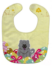 Load image into Gallery viewer, Easter Eggs Chow Chow Blue Baby Bib BB6139BIB