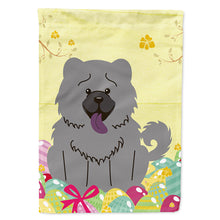 Load image into Gallery viewer, Easter Eggs Chow Chow Blue Flag Canvas House Size BB6139CHF