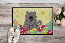 Load image into Gallery viewer, Easter Eggs Chow Chow Blue Doormat - 24x36 Decorative Floor Mat – Indoor/Outdoor Rug with Artistic Flair BB6139JMAT