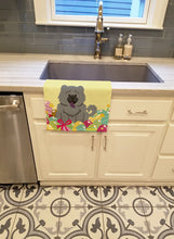 Load image into Gallery viewer, Easter Eggs Chow Chow Blue Kitchen Towel – Artistic Dish Towel for Everyday Use BB6139KTWL