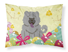 Load image into Gallery viewer, Easter Eggs Chow Chow Blue Fabric Standard Pillowcase – Artistic Decorative Front, White Back BB6139PILLOWCASE