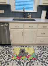 Load image into Gallery viewer, Easter Eggs Chow Chow Blue Machine Washable Memory Foam Mat BB6139RUG