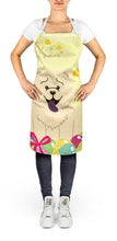 Load image into Gallery viewer, Easter Eggs Chow Chow White Apron – Artist-Designed Kitchen, BBQ &amp; Craft Apron BB6140APRON