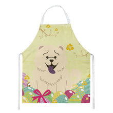 Load image into Gallery viewer, Easter Eggs Chow Chow White Apron – Artist-Designed Kitchen, BBQ &amp; Craft Apron BB6140APRON