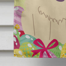 Load image into Gallery viewer, Easter Eggs Chow Chow White Flag Canvas House Size BB6140CHF