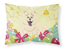 Load image into Gallery viewer, Easter Eggs Chow Chow White Fabric Standard Pillowcase – Artistic Decorative Front, White Back BB6140PILLOWCASE