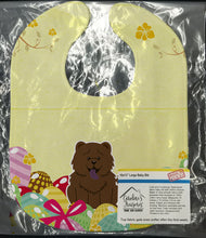 Load image into Gallery viewer, Easter Eggs Chow Chow Chocolate Baby Bib BB6141BIB