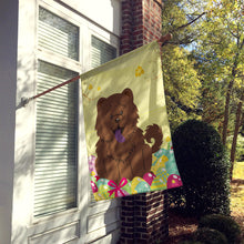 Load image into Gallery viewer, Easter Eggs Chow Chow Chocolate Flag Canvas House Size BB6141CHF