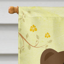 Load image into Gallery viewer, Easter Eggs Chow Chow Chocolate Flag Canvas House Size BB6141CHF