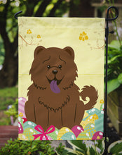 Load image into Gallery viewer, Easter Eggs Chow Chow Chocolate Garden Flag - Outdoor Decorative Yard Flag BB6141GF