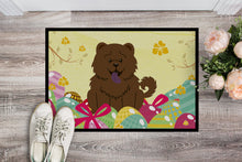 Load image into Gallery viewer, Easter Eggs Chow Chow Chocolate Doormat - 18x27 Decorative Floor Mat – Indoor/Outdoor Rug with Artistic Flair BB6141MAT