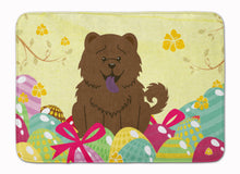 Load image into Gallery viewer, Easter Eggs Chow Chow Chocolate Machine Washable Memory Foam Mat BB6141RUG