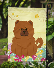 Load image into Gallery viewer, Easter Eggs Chow Chow Red Garden Flag - Outdoor Decorative Yard Flag BB6142GF