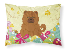 Load image into Gallery viewer, Easter Eggs Chow Chow Red Fabric Standard Pillowcase – Artistic Decorative Front, White Back BB6142PILLOWCASE