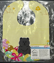 Load image into Gallery viewer, Easter Eggs Chow Chow Black Baby Bib BB6143BIB