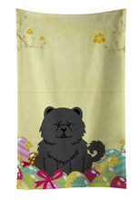 Load image into Gallery viewer, Easter Eggs Chow Chow Black Kitchen Towel – Artistic Dish Towel for Everyday Use BB6143KTWL