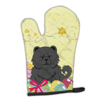 Load image into Gallery viewer, Easter Eggs Chow Chow Black Oven Mitt BB6143OVMT