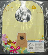 Load image into Gallery viewer, Easter Eggs Chow Chow Cream Baby Bib BB6144BIB