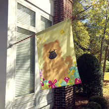 Load image into Gallery viewer, Easter Eggs Chow Chow Cream Flag Canvas House Size BB6144CHF