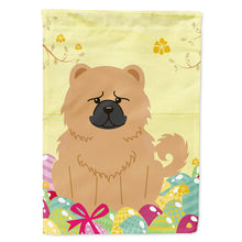 Load image into Gallery viewer, Easter Eggs Chow Chow Cream Flag Canvas House Size BB6144CHF