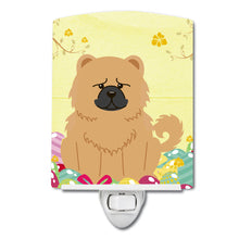 Load image into Gallery viewer, Easter Eggs Chow Chow Cream Ceramic Night Light BB6144CNL