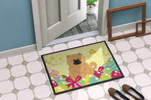 Load image into Gallery viewer, Easter Eggs Chow Chow Cream Doormat - 18x27 Decorative Floor Mat – Indoor/Outdoor Rug with Artistic Flair BB6144MAT