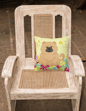 Load image into Gallery viewer, Easter Eggs Chow Chow Cream Fabric Decorative Pillow BB6144PW1818