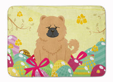 Load image into Gallery viewer, Easter Eggs Chow Chow Cream Machine Washable Memory Foam Mat BB6144RUG