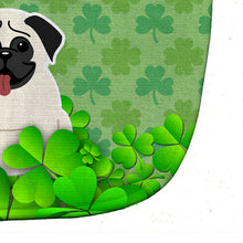 Load image into Gallery viewer, Pug Cream Shamrocks Baby Bib BB6145BIB