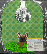 Load image into Gallery viewer, French Bulldog Brown Shamrocks Baby Bib BB6154BIB