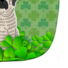 Load image into Gallery viewer, Mastiff Brindle White Shamrocks Baby Bib BB6157BIB