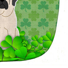 Load image into Gallery viewer, Mastiff White Shamrocks Baby Bib BB6158BIB