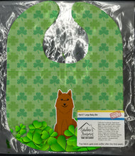 Load image into Gallery viewer, Karelian Bear Dog Shamrocks Baby Bib BB6163BIB