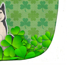 Load image into Gallery viewer, West Siberian Laika Spitz Shamrocks Baby Bib BB6166BIB