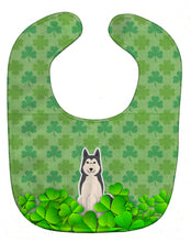 Load image into Gallery viewer, West Siberian Laika Spitz Shamrocks Baby Bib BB6166BIB