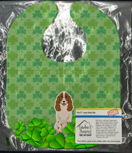 Load image into Gallery viewer, Russian Spaniel Shamrocks Baby Bib BB6172BIB