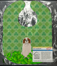 Load image into Gallery viewer, Saint Bernard Shamrocks Baby Bib BB6176BIB