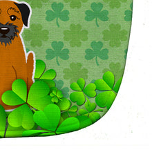 Load image into Gallery viewer, Border Terrier Shamrocks Baby Bib BB6180BIB