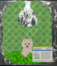 Load image into Gallery viewer, Westie Shamrocks Baby Bib BB6183BIB