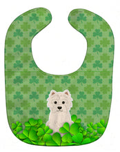 Load image into Gallery viewer, Westie Shamrocks Baby Bib BB6183BIB