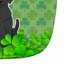 Load image into Gallery viewer, Black Labrador Shamrocks Baby Bib BB6198BIB