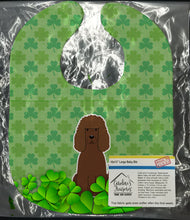 Load image into Gallery viewer, Irish Water Spaniel Shamrocks Baby Bib BB6204BIB