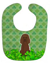 Load image into Gallery viewer, Irish Water Spaniel Shamrocks Baby Bib BB6204BIB