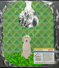 Load image into Gallery viewer, Irish Wolfhound Shamrocks Baby Bib BB6206BIB