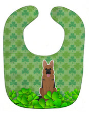 Load image into Gallery viewer, German Shepherd Shamrocks Baby Bib BB6208BIB