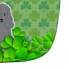Load image into Gallery viewer, Poodle Silver Shamrocks Baby Bib BB6209BIB