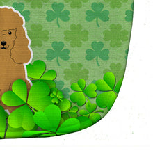 Load image into Gallery viewer, Poodle Tan Shamrocks Baby Bib BB6210BIB