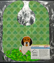 Load image into Gallery viewer, Petit Basset Griffon Veenden Shamrocks Baby Bib BB6220BIB